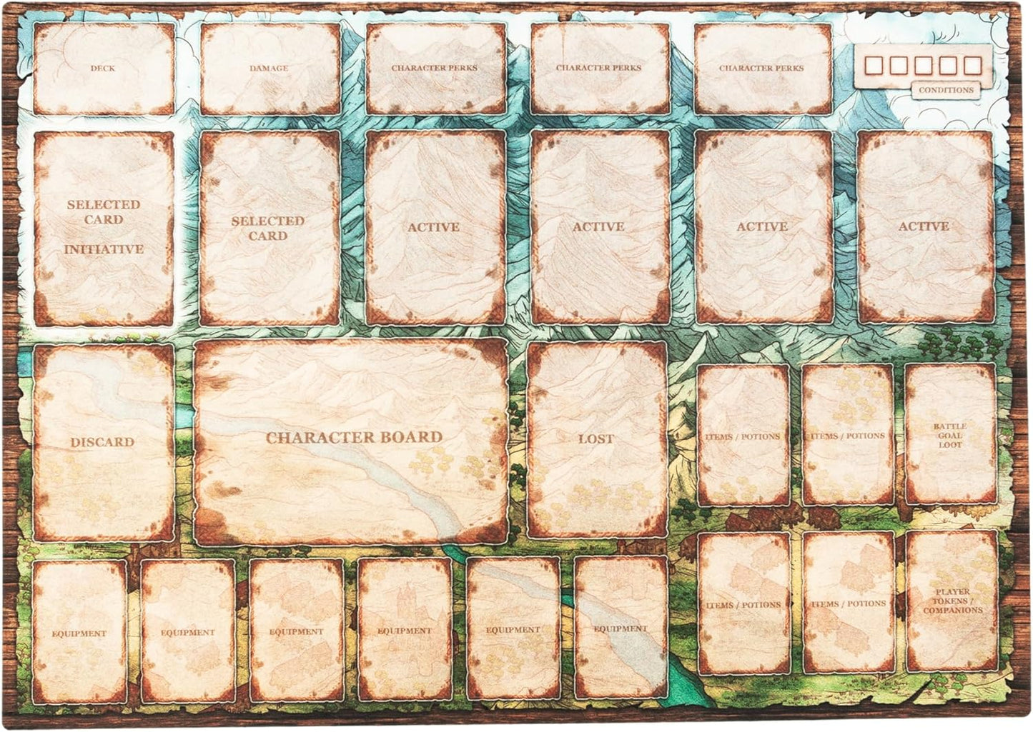 Spielmatte für Gloomhaven/Frosthaven