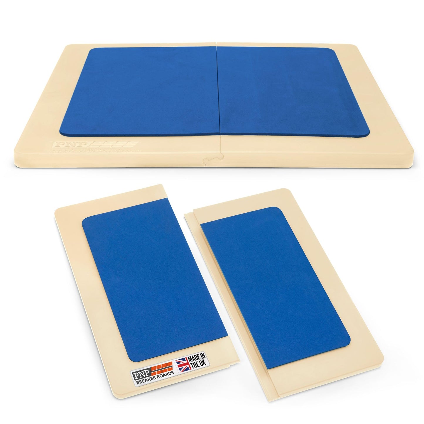 Schlagbretter für Taekwondo-Karate, 25 - Natur - Blau Pad