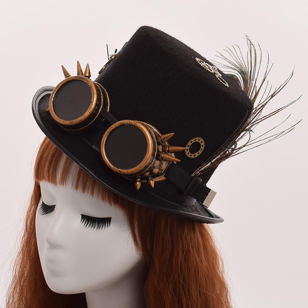 Steampunk Kostüm-Hut, M Farbe A