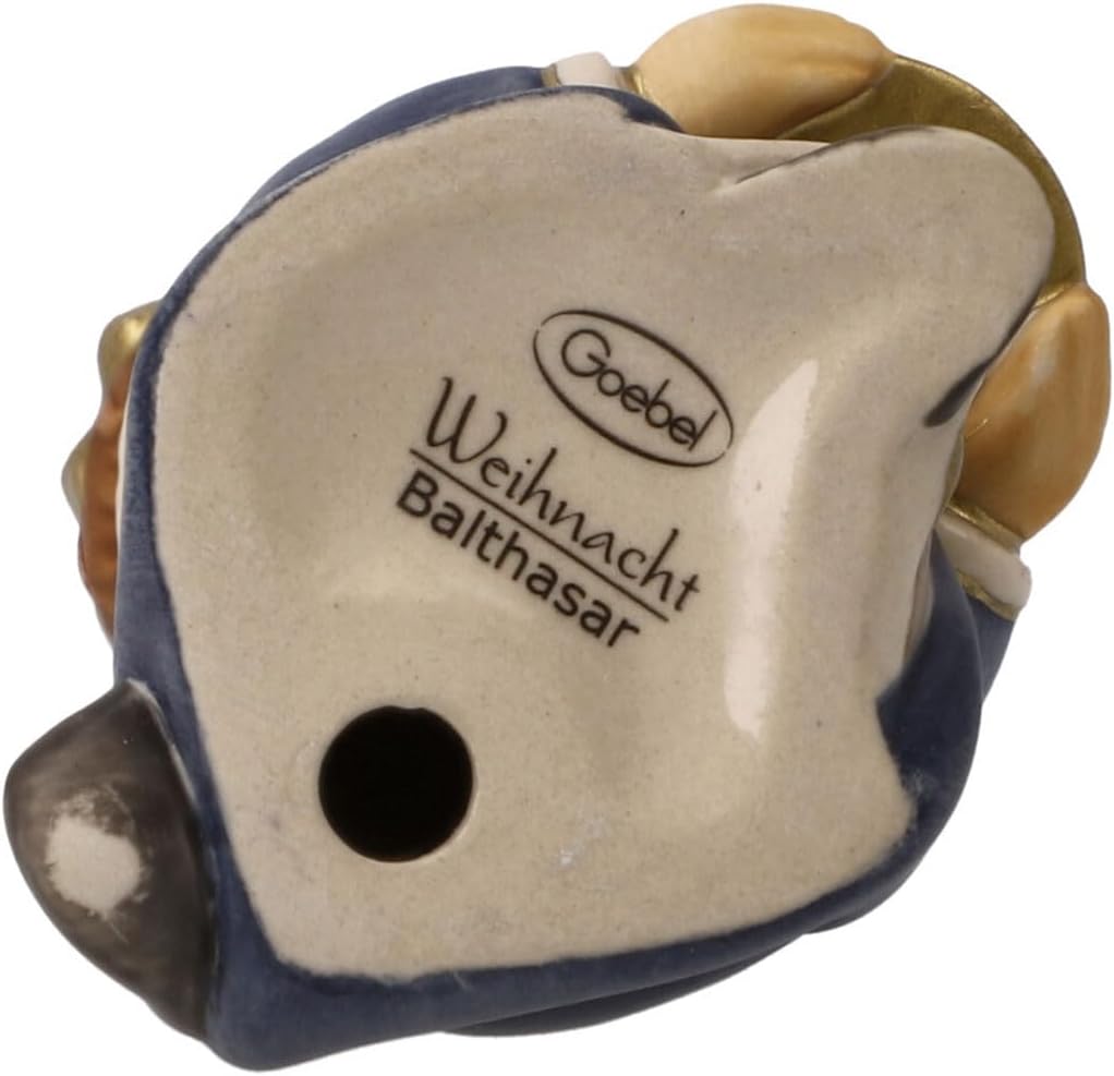 Krippenfigur Balthasar, 8,5cm hoch, 8,5cm Mehrfarbig
