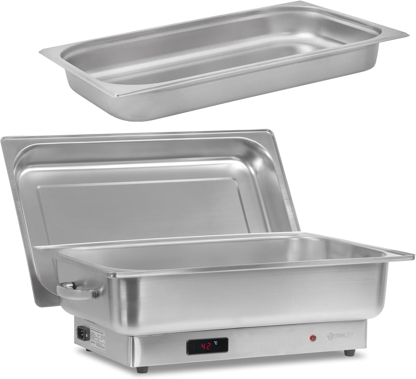 Chafing Dish mit Display mit GN 1/1 Behälter