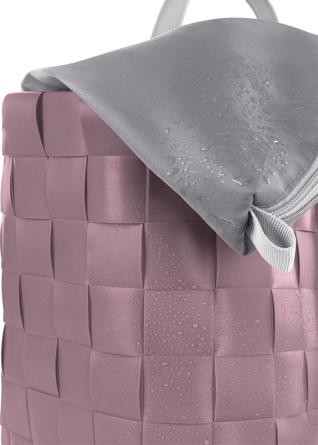 Grosser Einkaufskorb mit langen Henkeln (25 L), Einheitsgrösse Dusty Pink