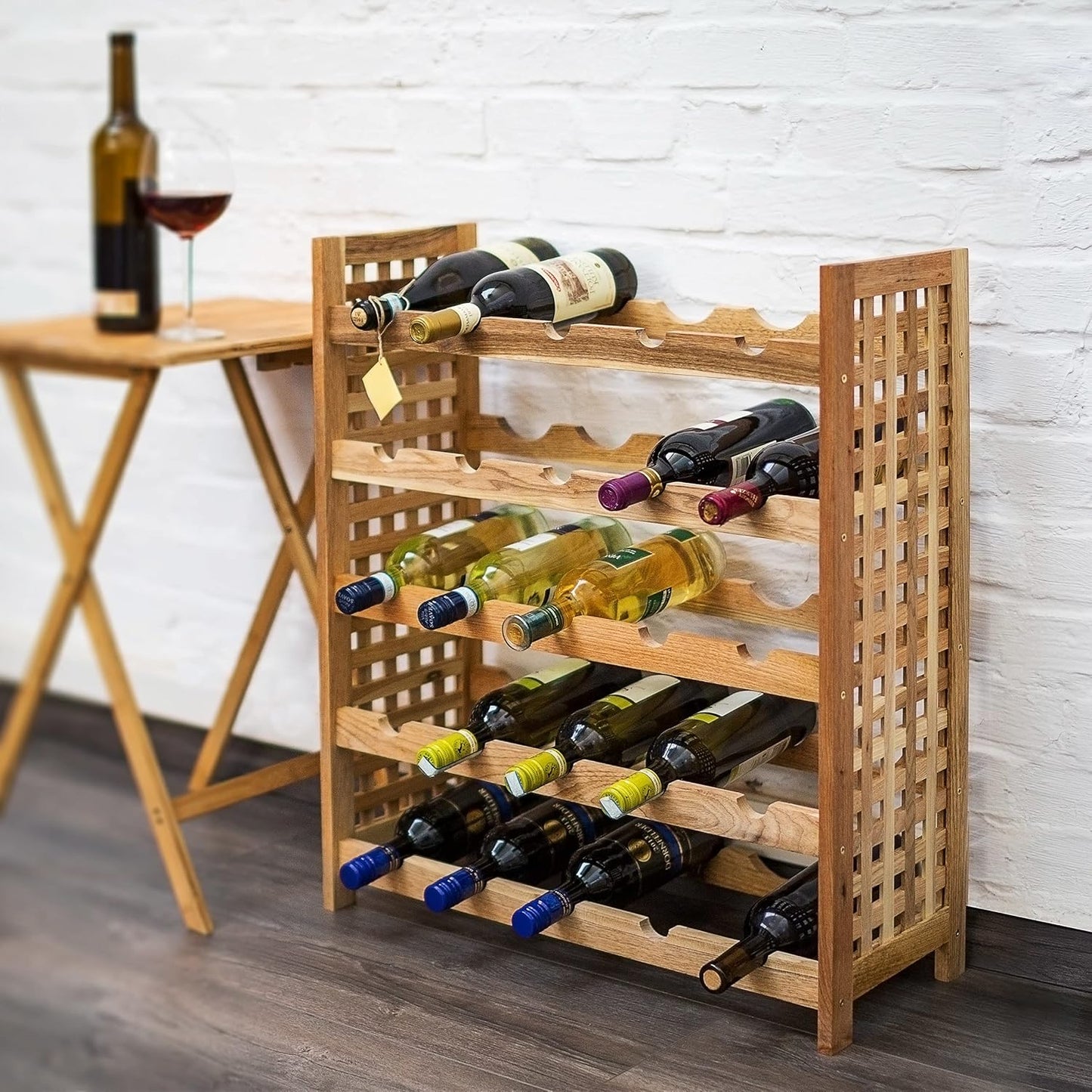 Weinregal Walnuss