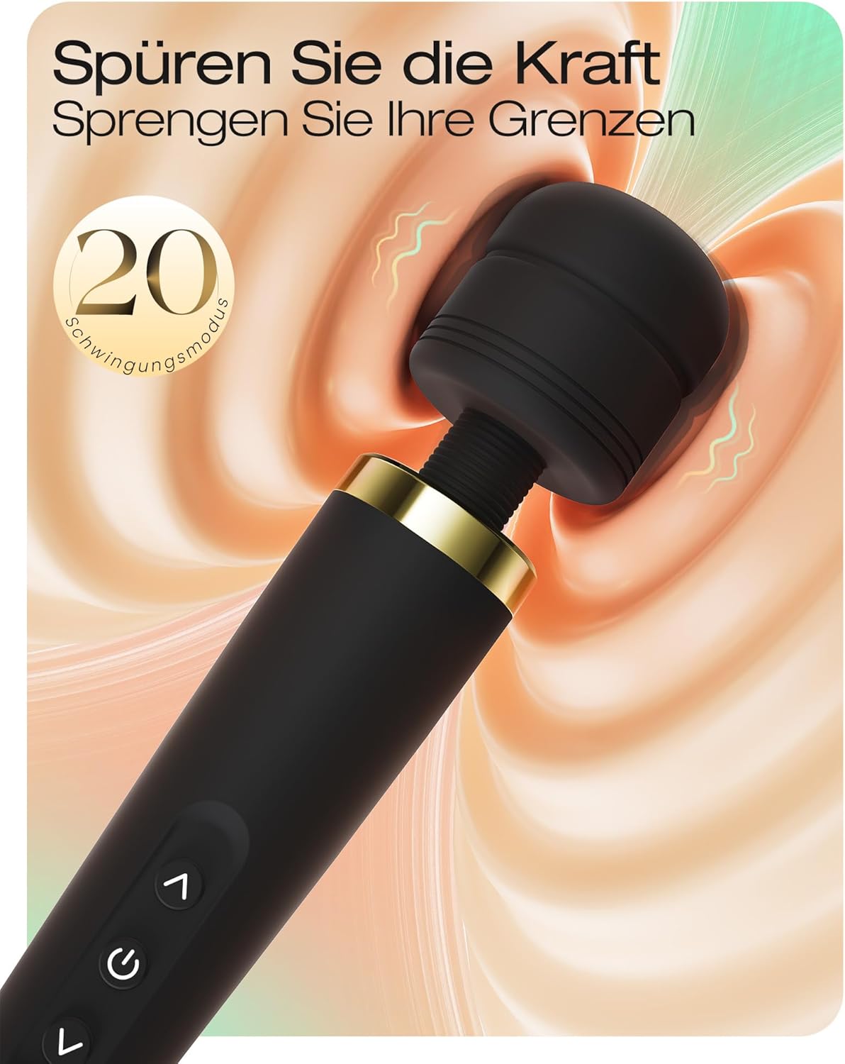 App-gesteuerter Stabvibrator mit 20 Modi