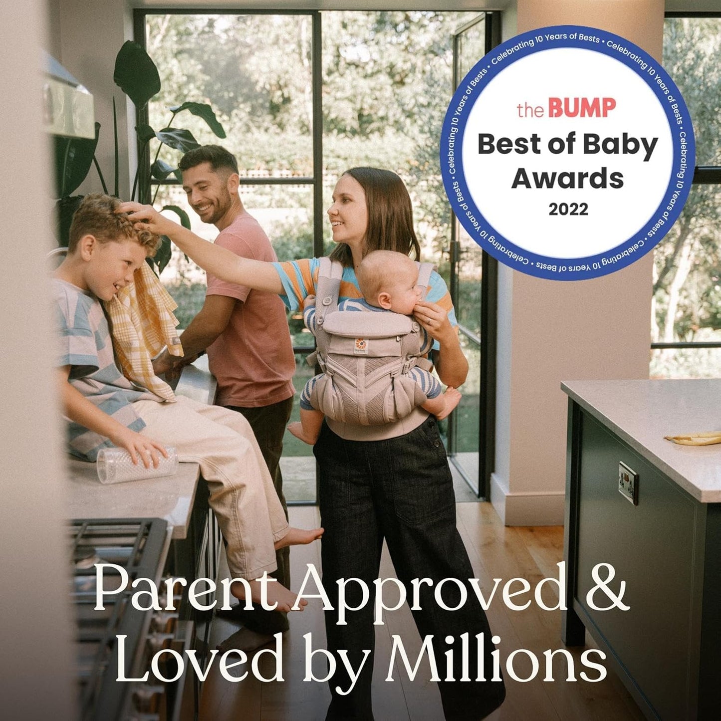 Babytrage Omni Classic, Soft Olive Cool Air Mesh