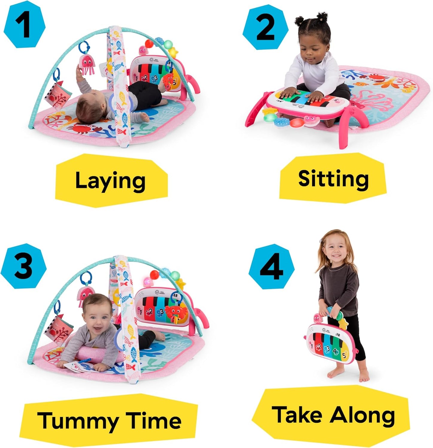Ocean Explorers 4-in-1 Spielbogen, Rosa