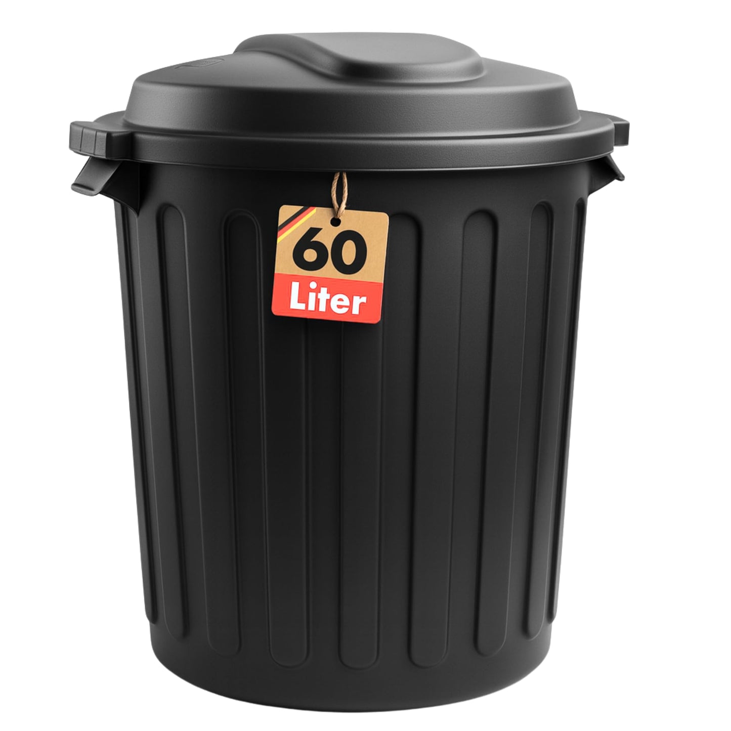 Abfalleimer Robin mit Deckel, 60 Liter