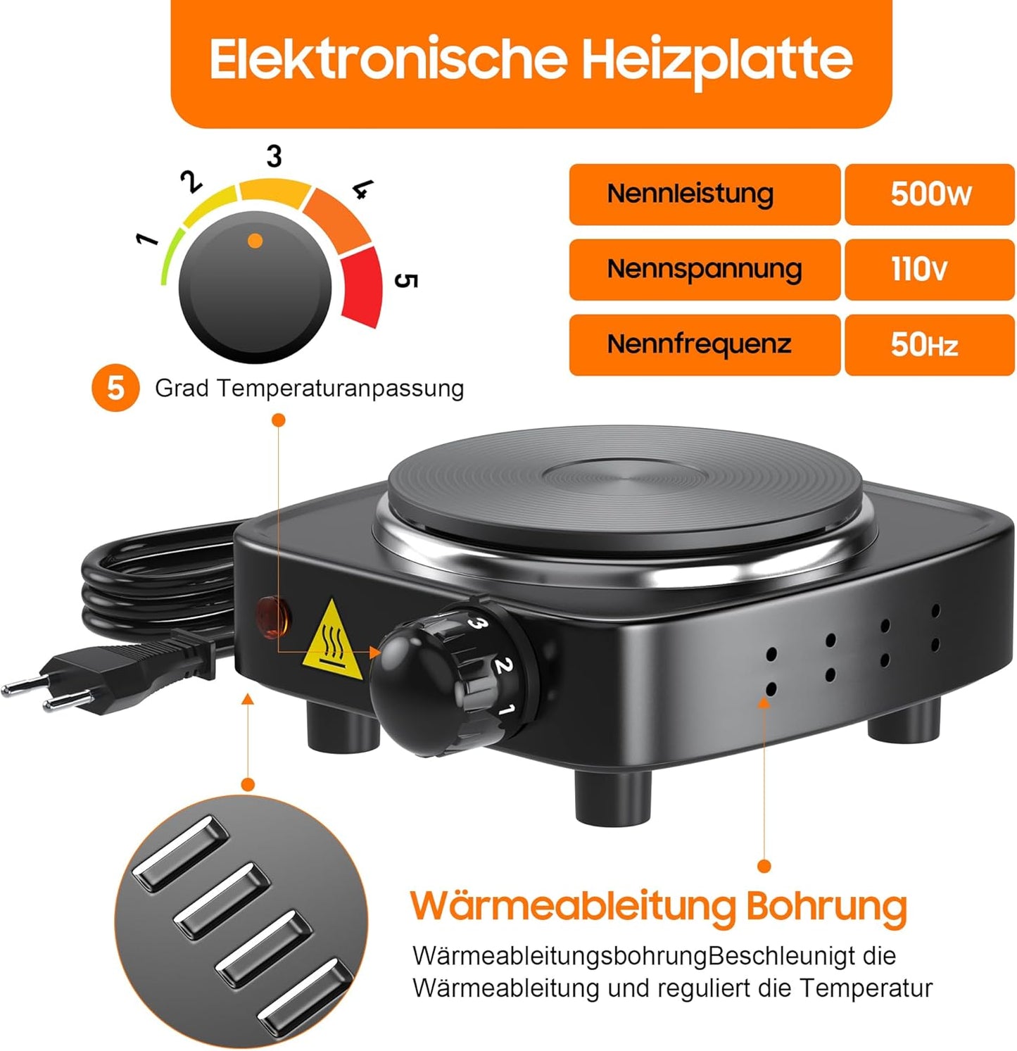 Kerzenherstellungsset mit Heizplatte