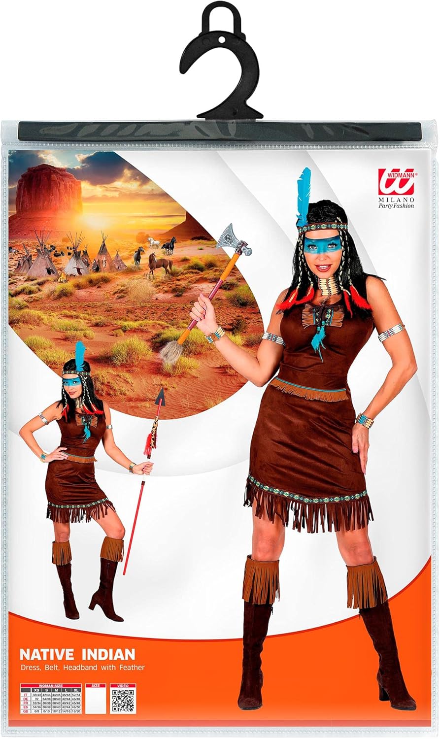 Kostüm Indianerin, L