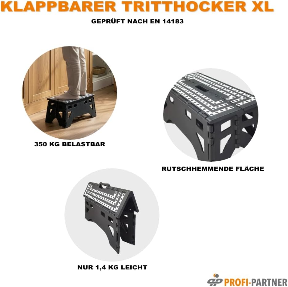 Faltbarer Tritthocker