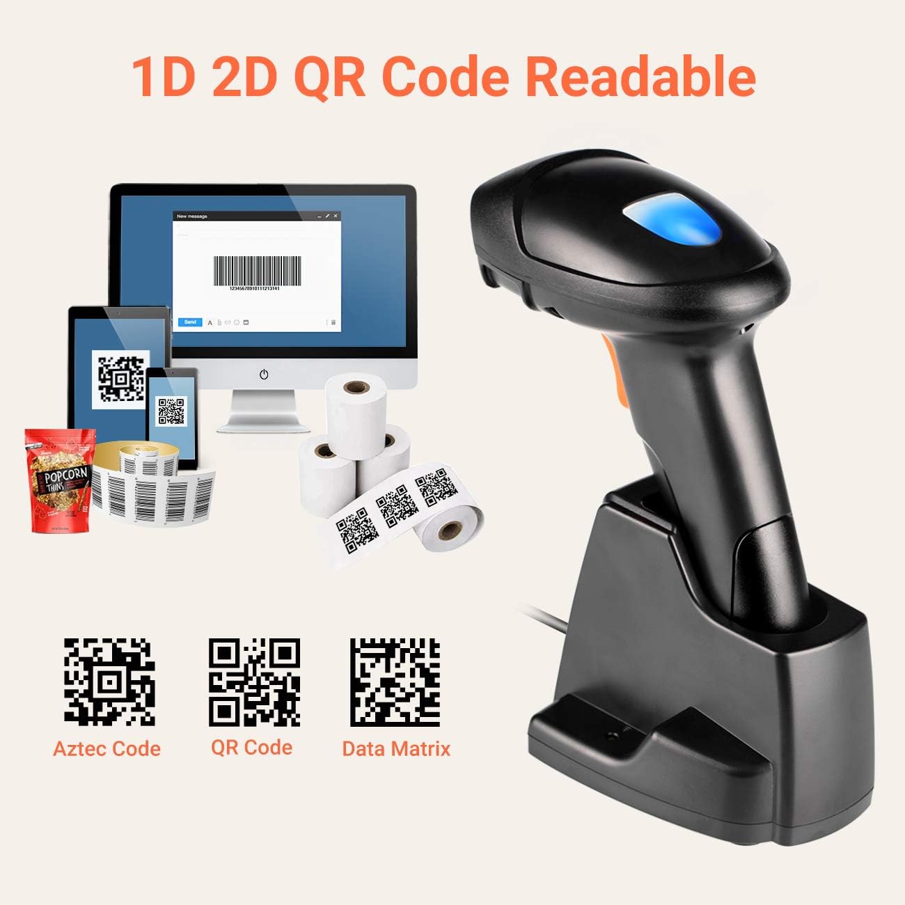 Pro Extreme Barcodescanner HW0007, Orange