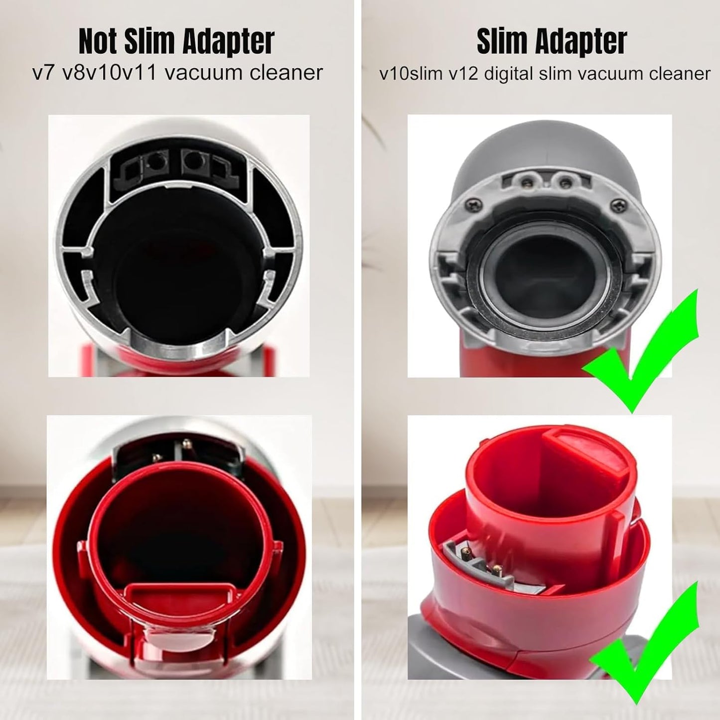 Adapter für Dyson V10/V12 Staubsauger, V10 Slim Adapter