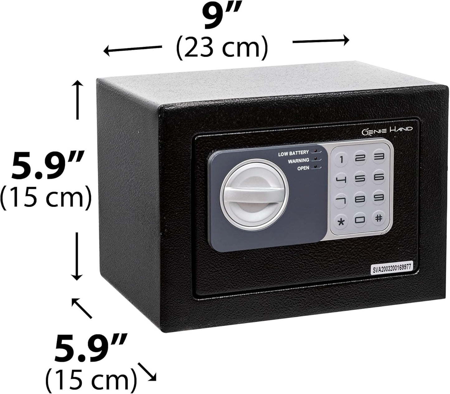Hand Zeitschloss Safe mit Anti-Bounce-Technologie, Klein