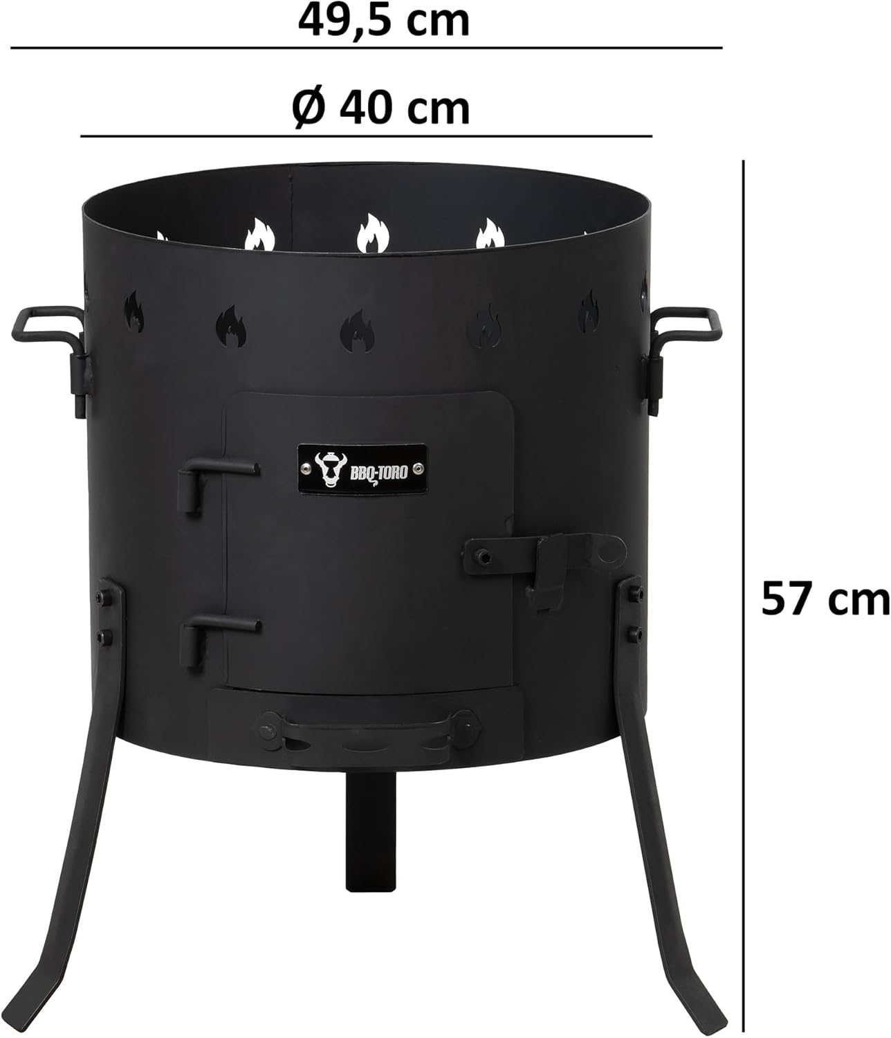 Gusseisen Kazan mit Ofen (19 Liter, 40 cm), 19 Liter mit Ø 40 cm Utschak