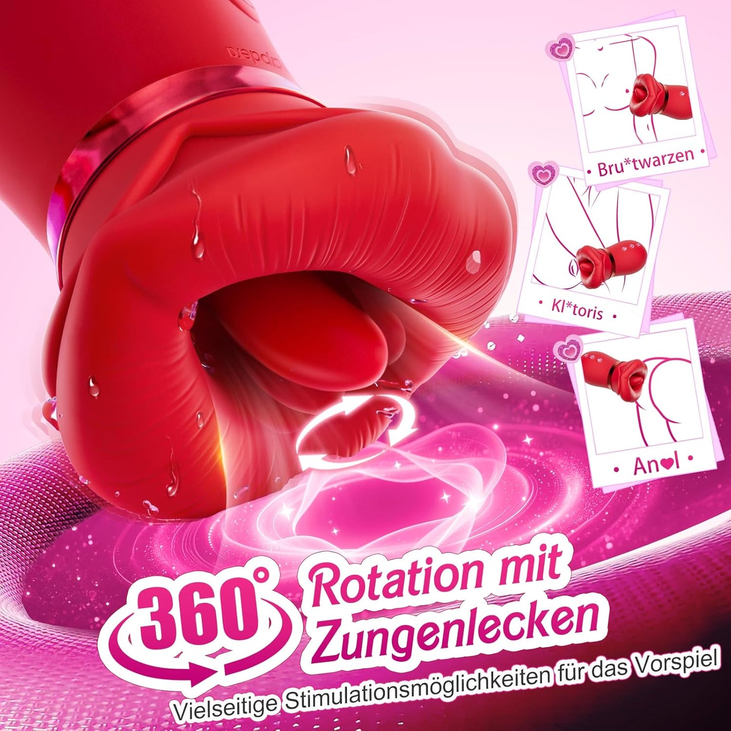 Vibratorenset für Frauen mit KI-App und Leckvibrationen