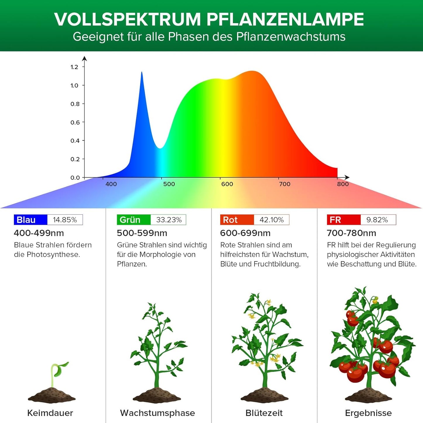 LED Light Birne, 10w Sämlingsperiode