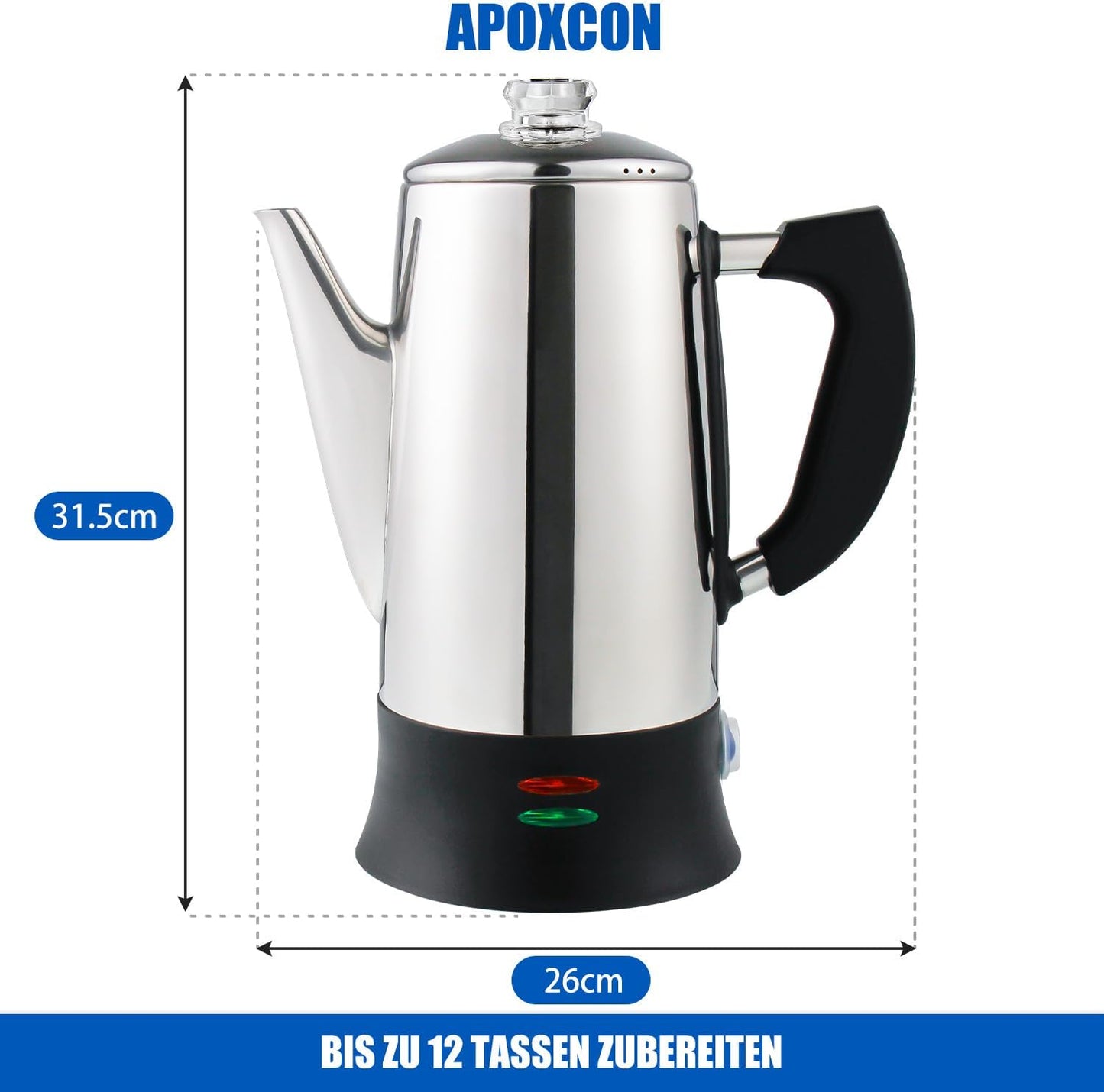 Elektrischer Kaffee-Perkolator