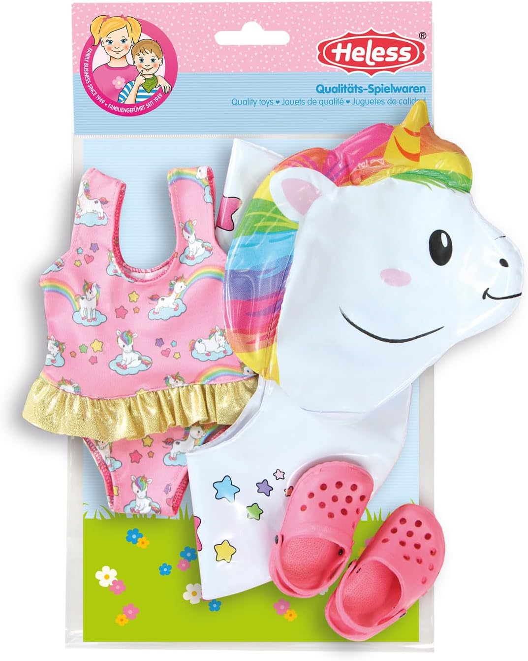 Puppen Schwimmset Einhorn