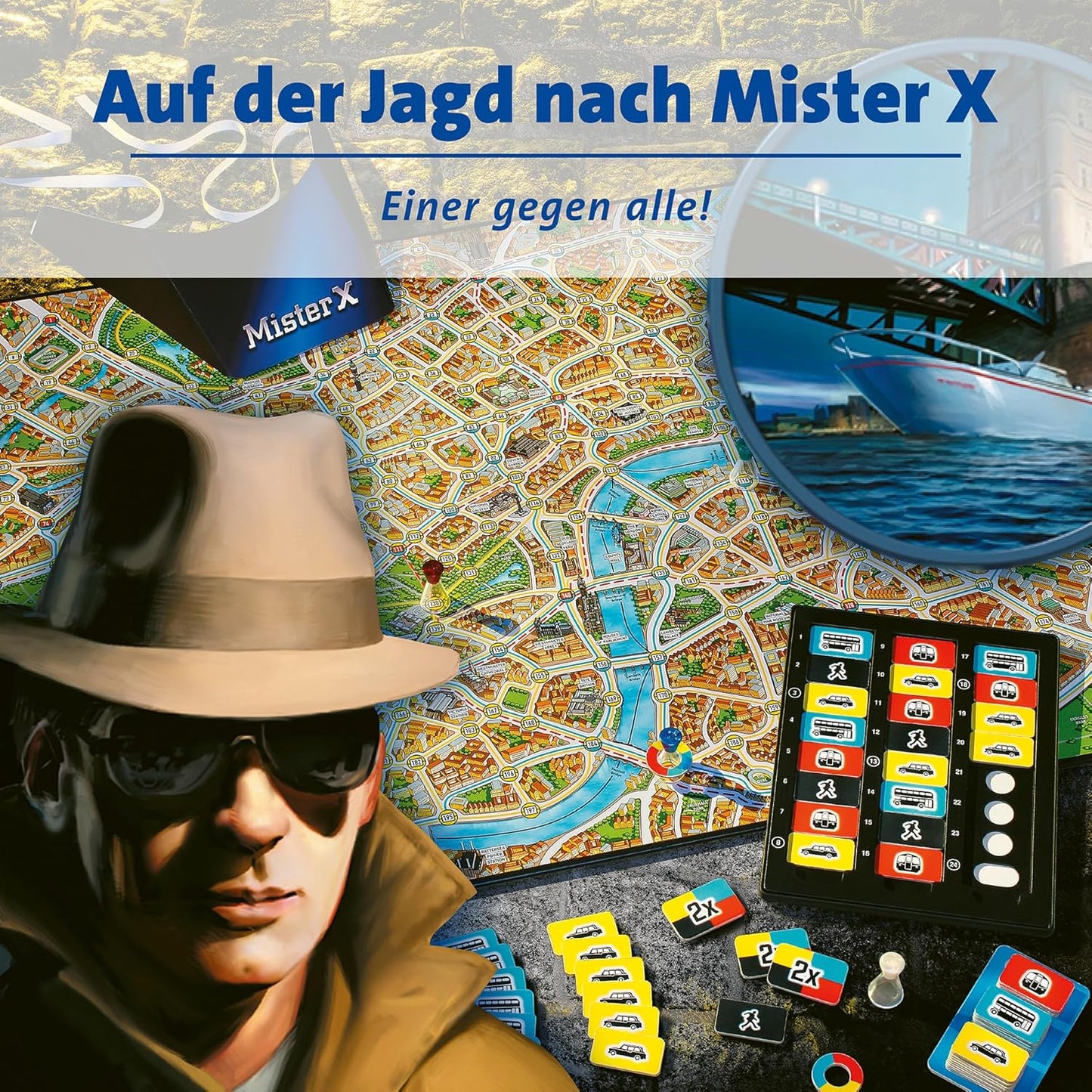 Gesellschaftsspiel Scotland Yard, Alte Version