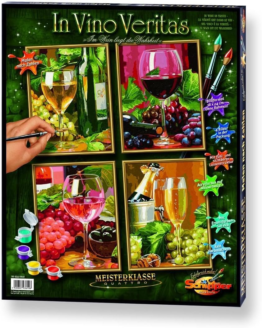 Malen nach Zahlen Set In Vino Veritas