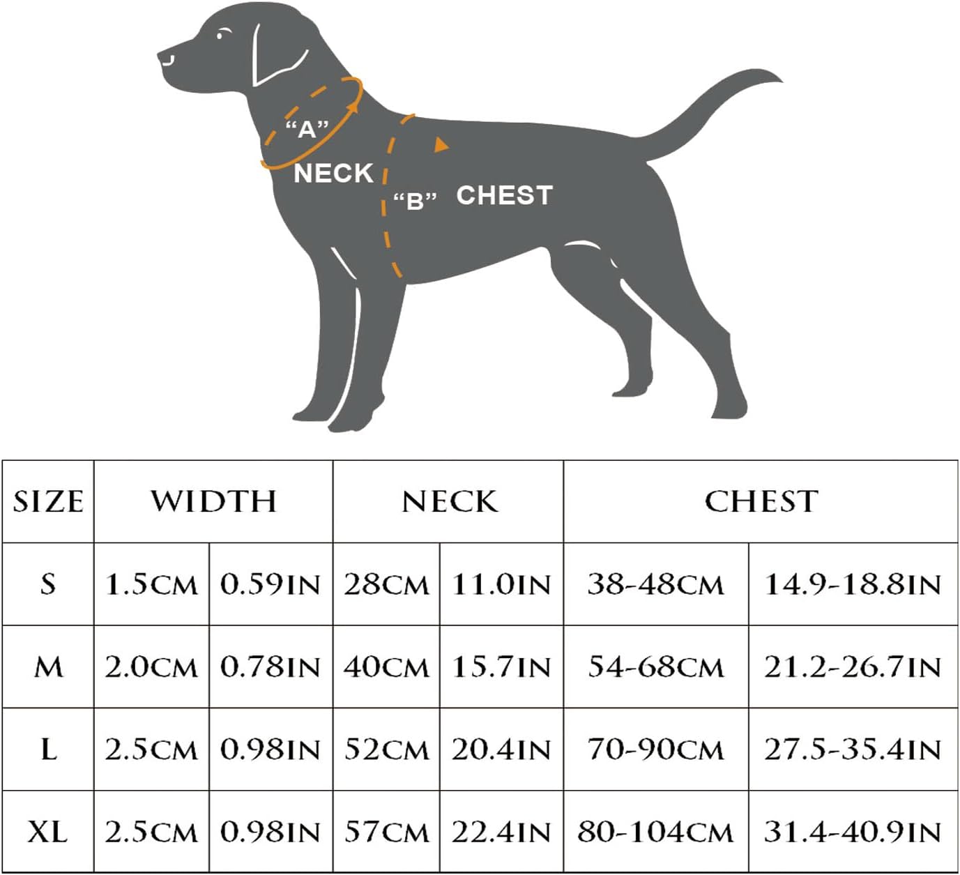 Verstellbares Hundegeschirr, M Schwarz