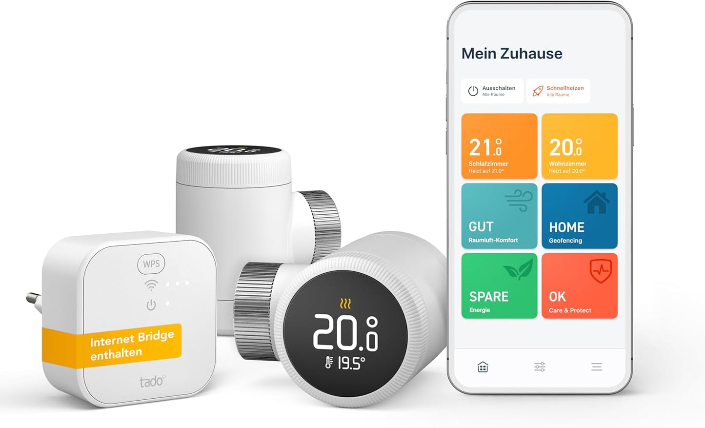 Smartes Heizkörperthermostat Starter Kit X, Starter Kit X Starter Kit: 2x Heizkörper Thermostat