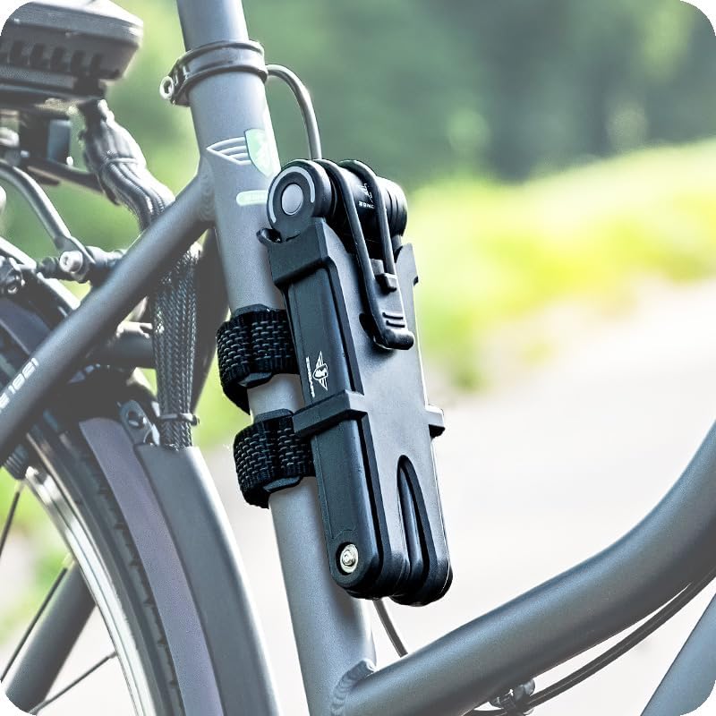 Velo-Faltschloss mit Halterung
