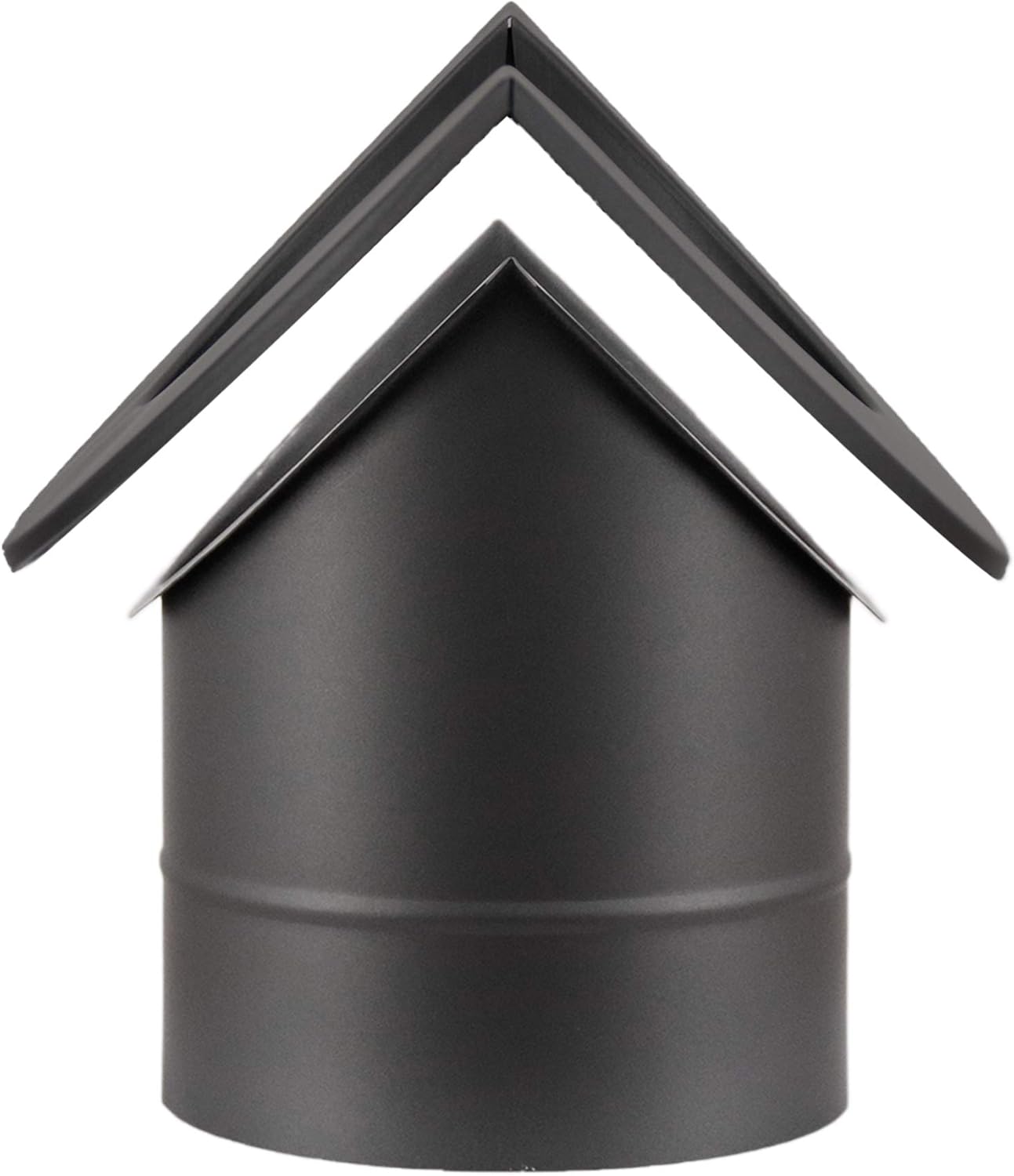 Ofenrohr Wandfutter für Aussenecke, Wandfutter für Aussenecke Schwarz-metallic
