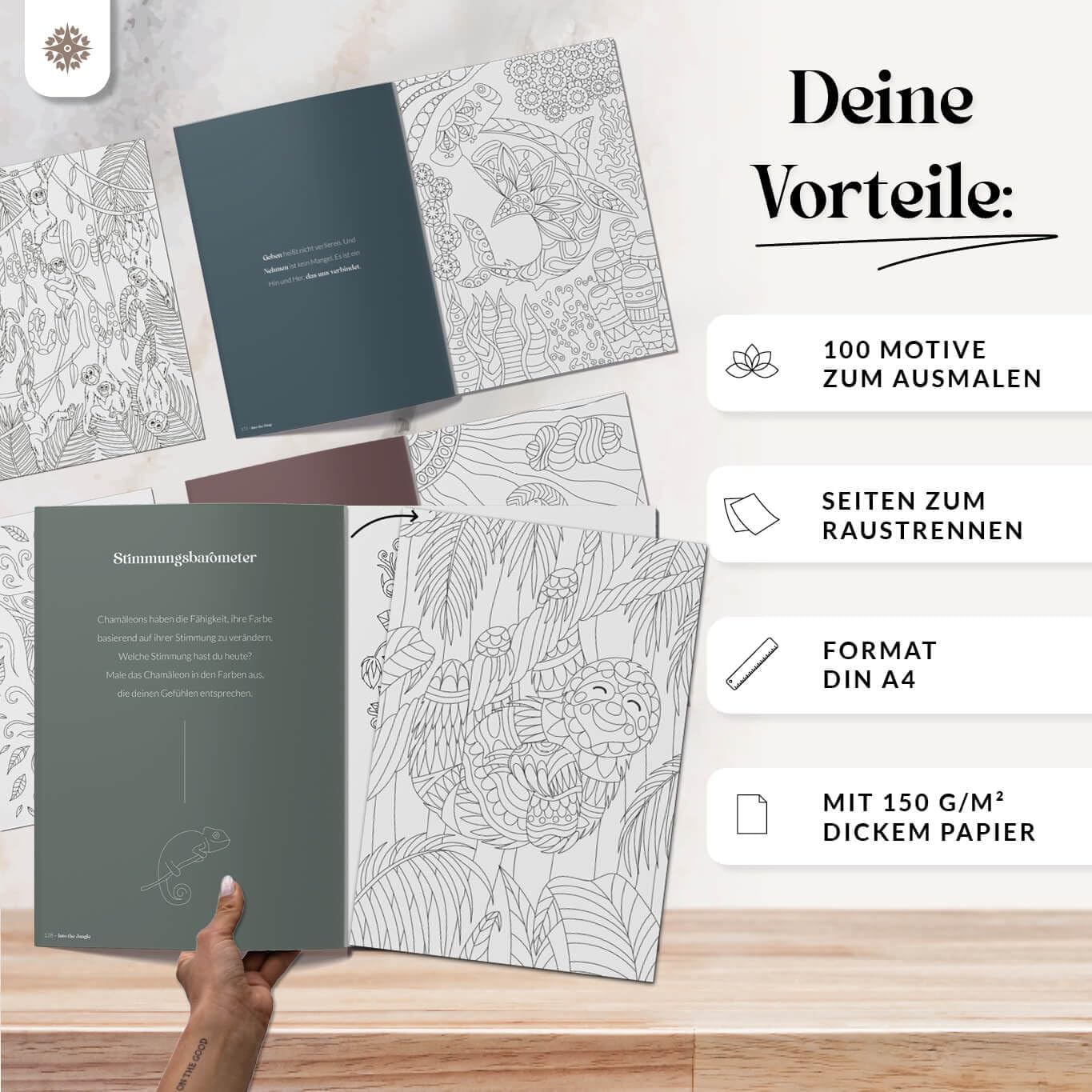 Malbuch für Erwachsene Achtsamkeit & Entspannung, Malbuch