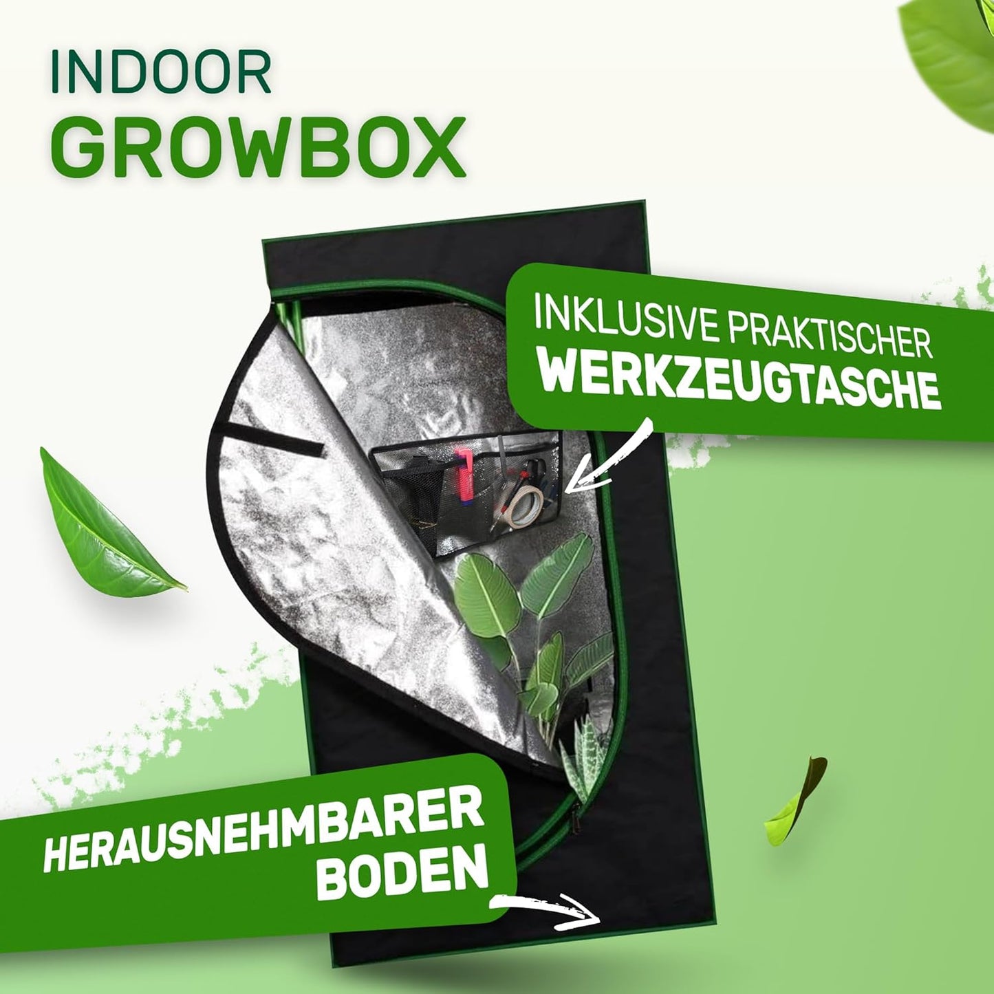 Growbox-Set, 40 x 40 x 120 cm