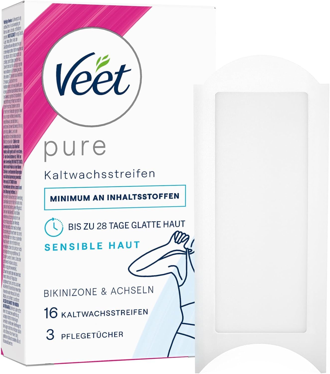 6er-Pack Kaltwachsstreifen
