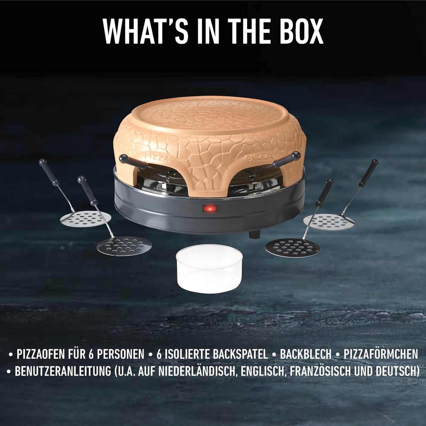 Pizzaofen für 6 Personen, Für 6 Personen
