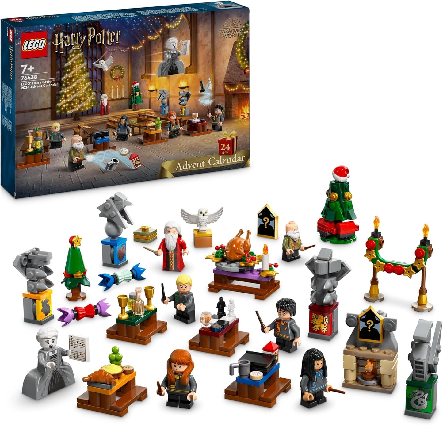 Adventskalender mit Minifiguren und Mini-Modellen