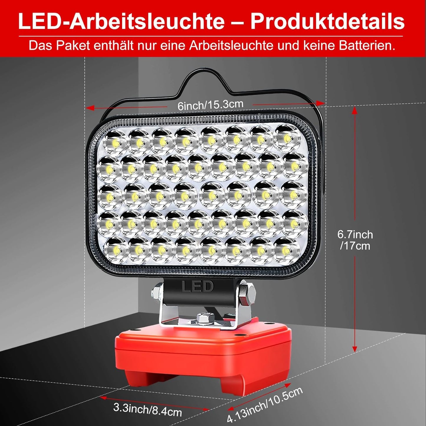 LED-Akku-Lampe, Für Einhell 18V