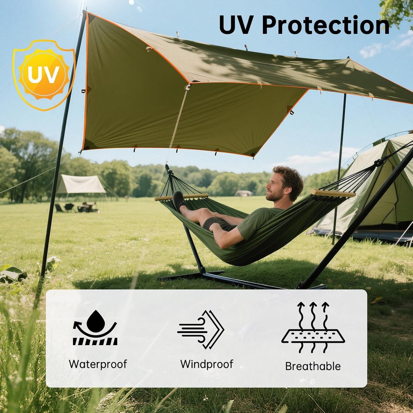 Wasserdichtes Tarp, Tonfarben (Color Barro)