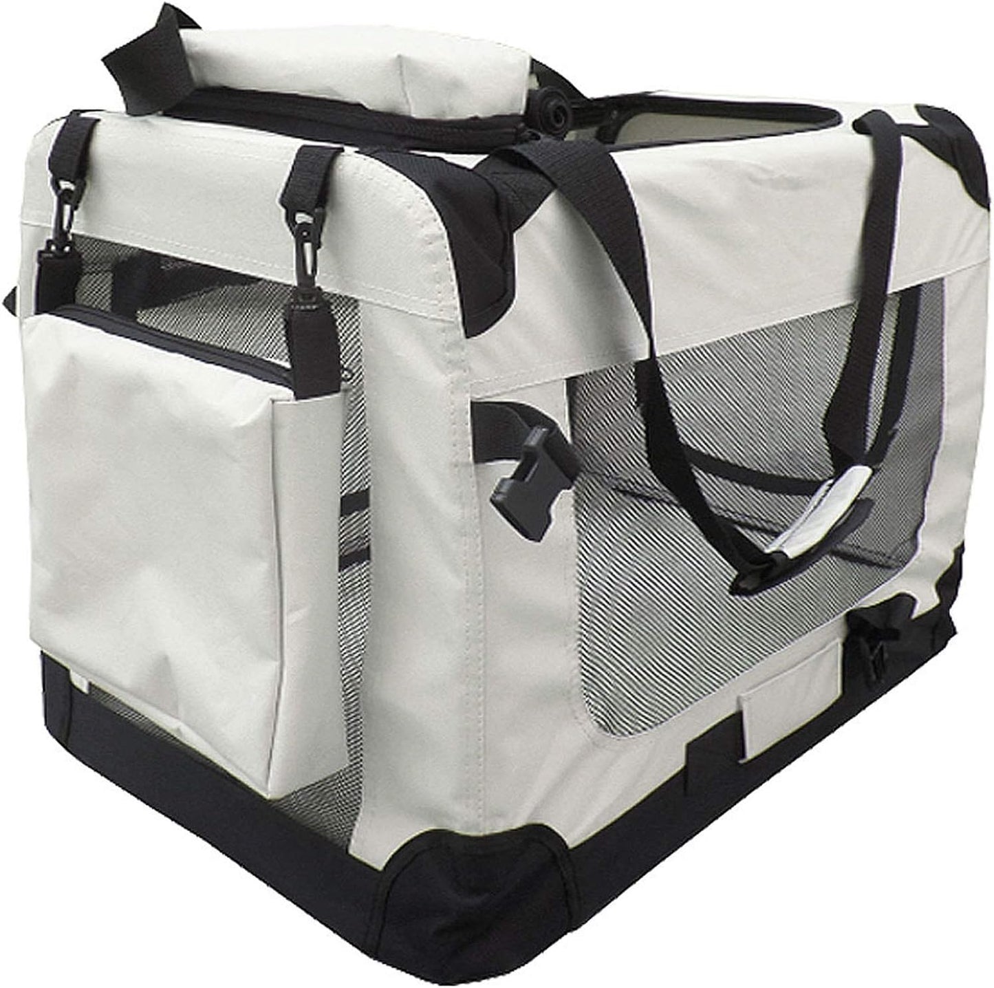 Faltbare Transportbox für Hunde, XXXL (101 x 68 x 70 cm) Creme