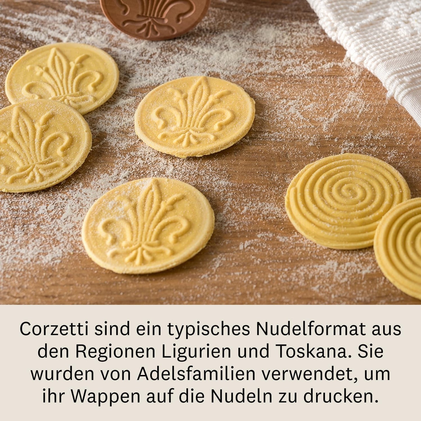 Corzetti-Stempel, Lilie