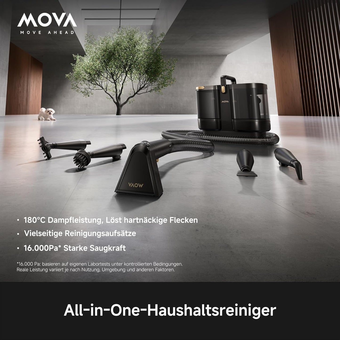 S10 Dampfreiniger mit 9 Aufsätzen
