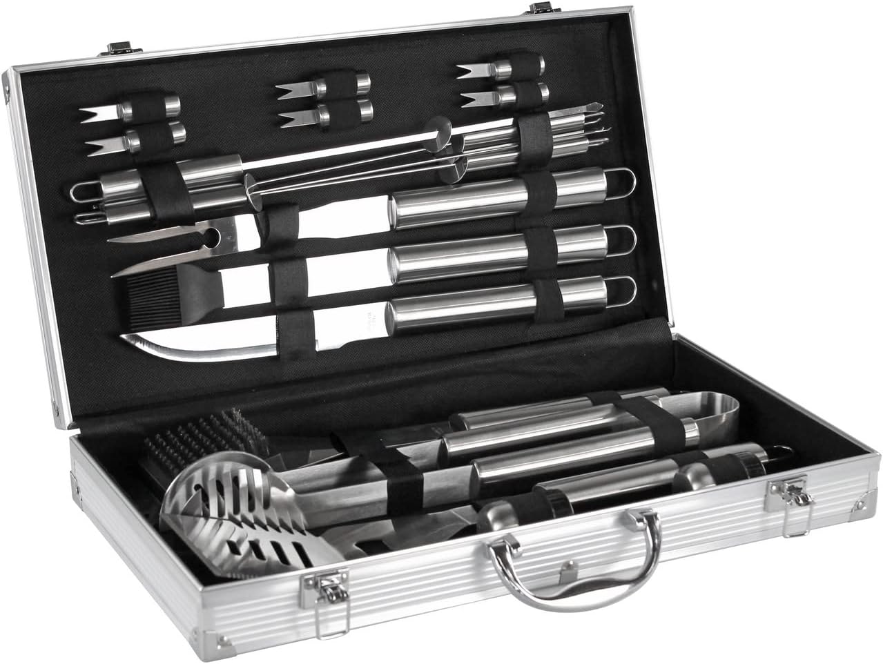 Grillzubehör-Set aus Stahl