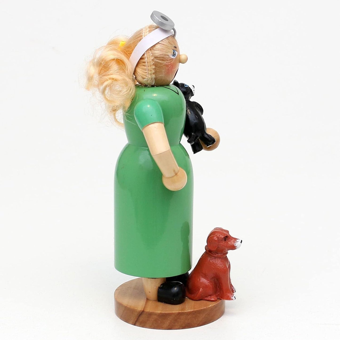 Räucherfigur Tierärztin, Tierärztin