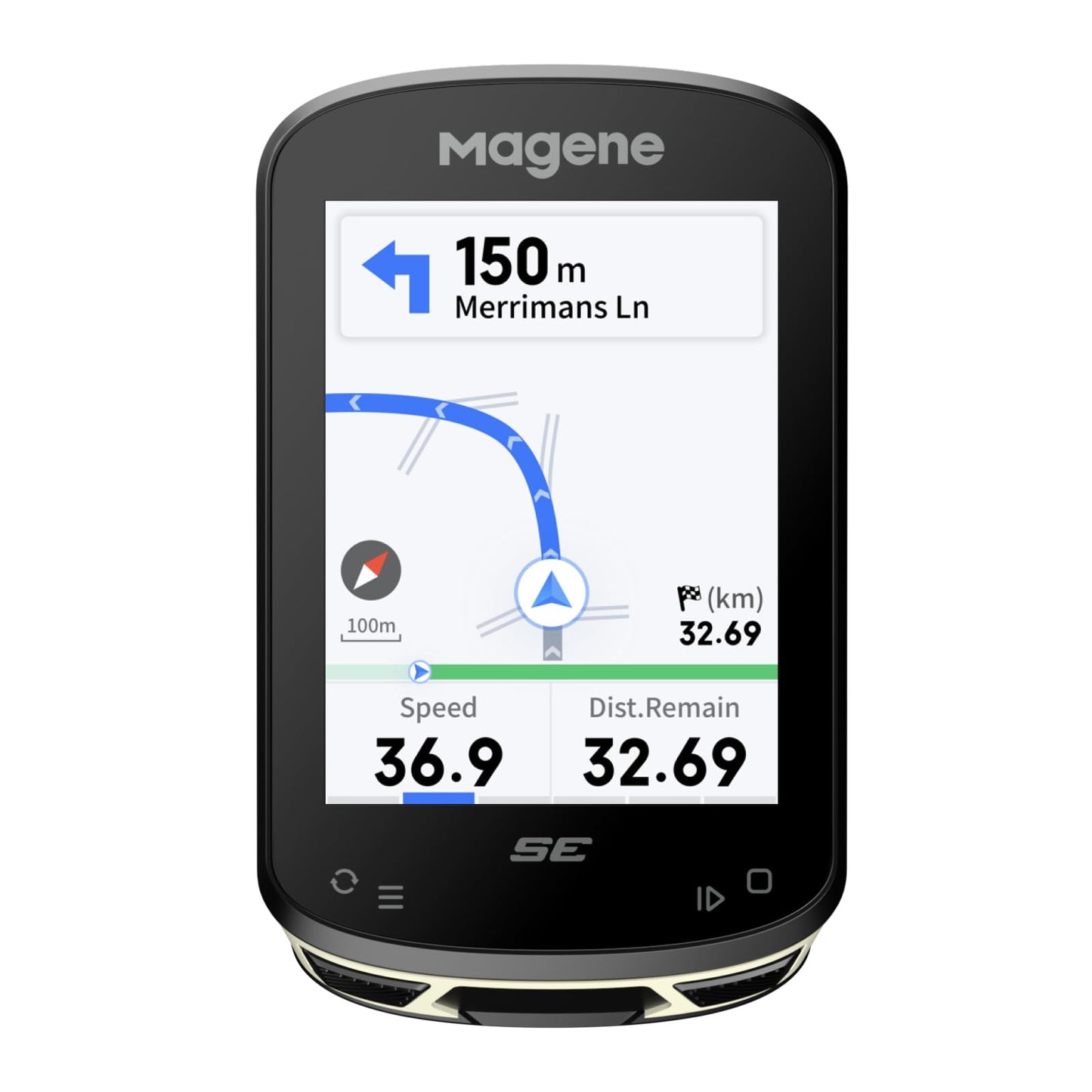 GPS Velocomputer mit Streckennavigation