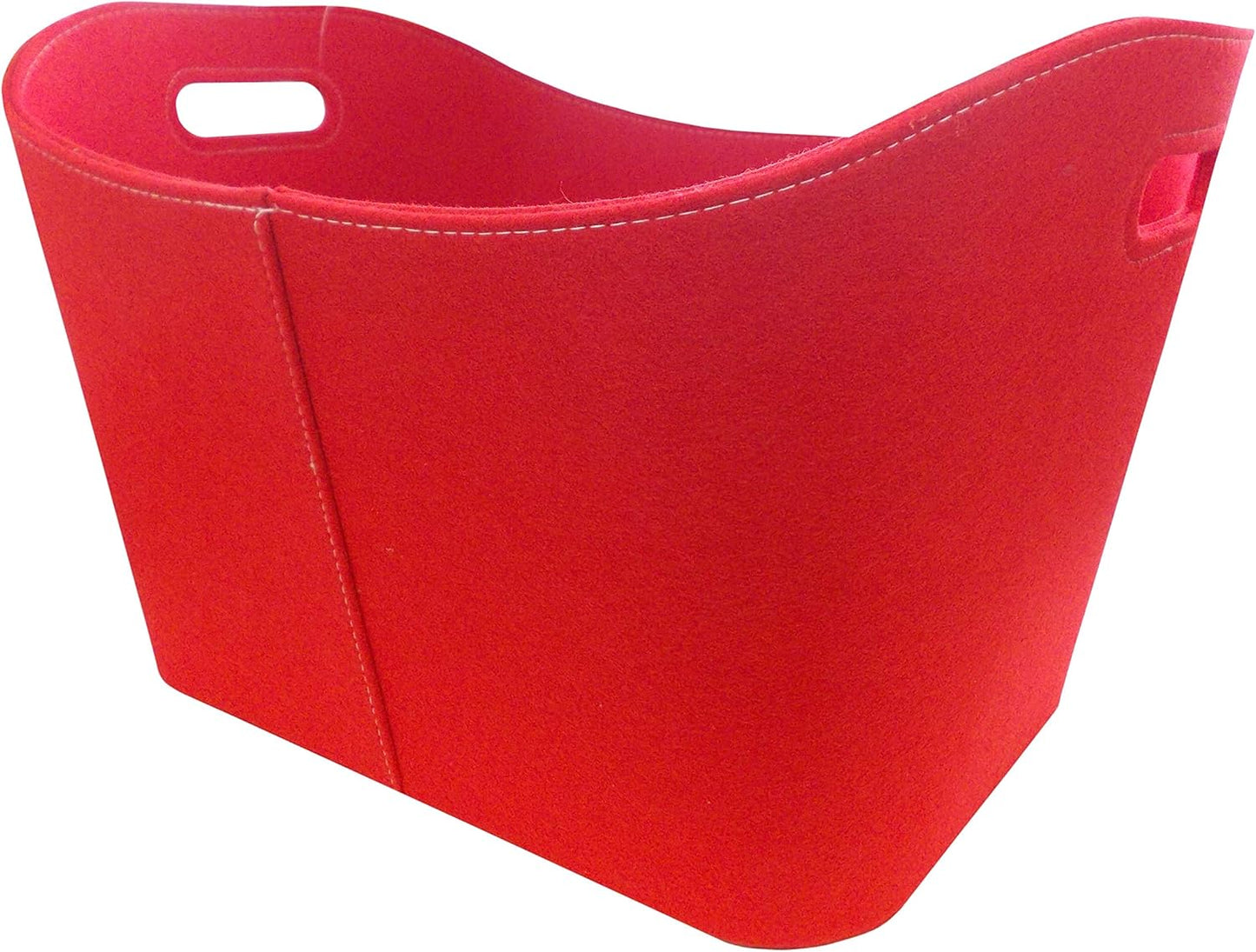 99155 Kaminholztasche, Filz, Rot