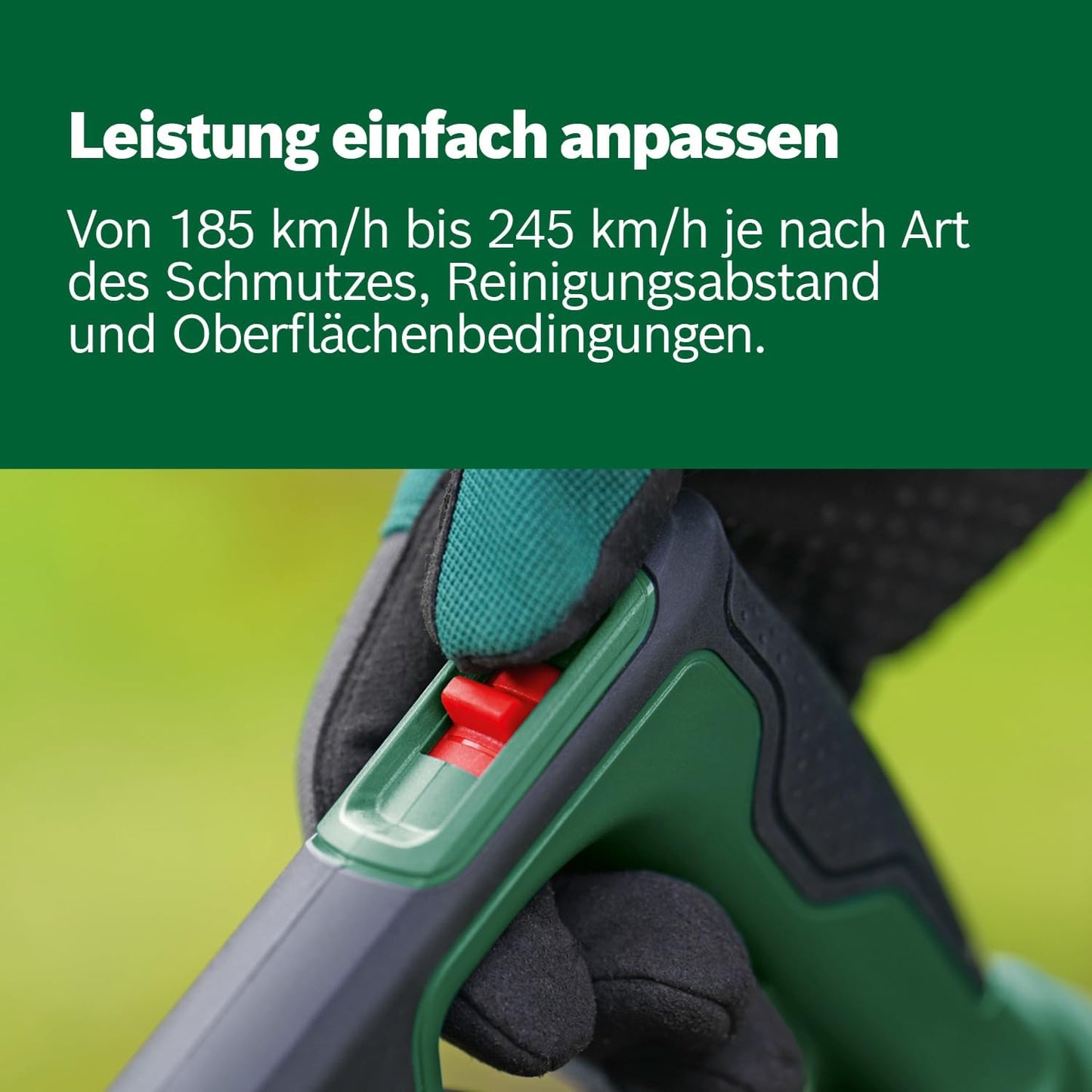 Akku-Laubbläser UniversalLeafBlower 18V-130, Laubbläser | ohne Akku, Neues Design | Classic Green