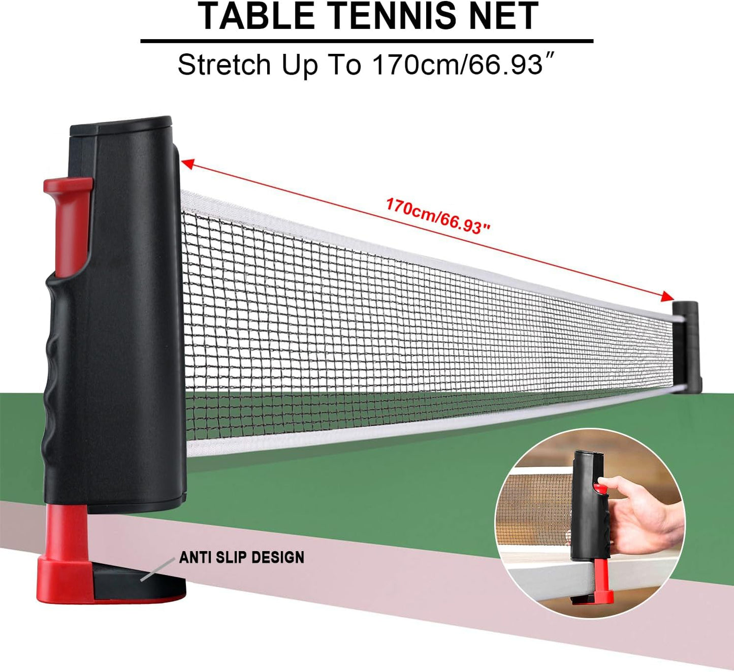Tischtennis Set, S3 Tischtennisschläger Netz Set