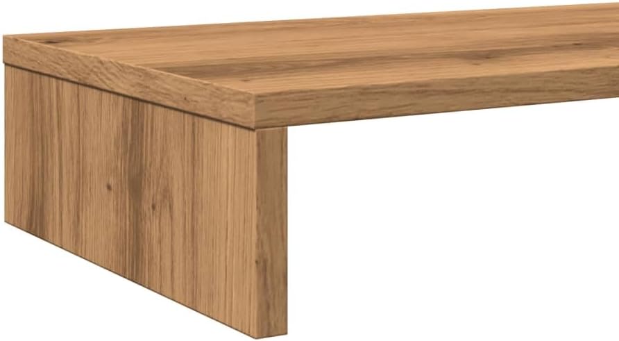 Monitorständer aus Holzwerkstoff, 100 x 27 x 10 cm Braun