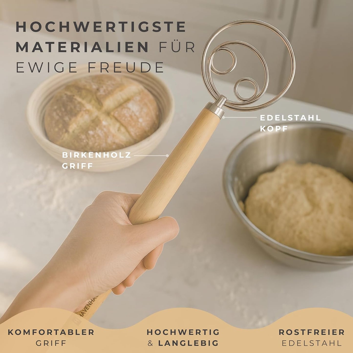 Backset mit Gärkörbchen