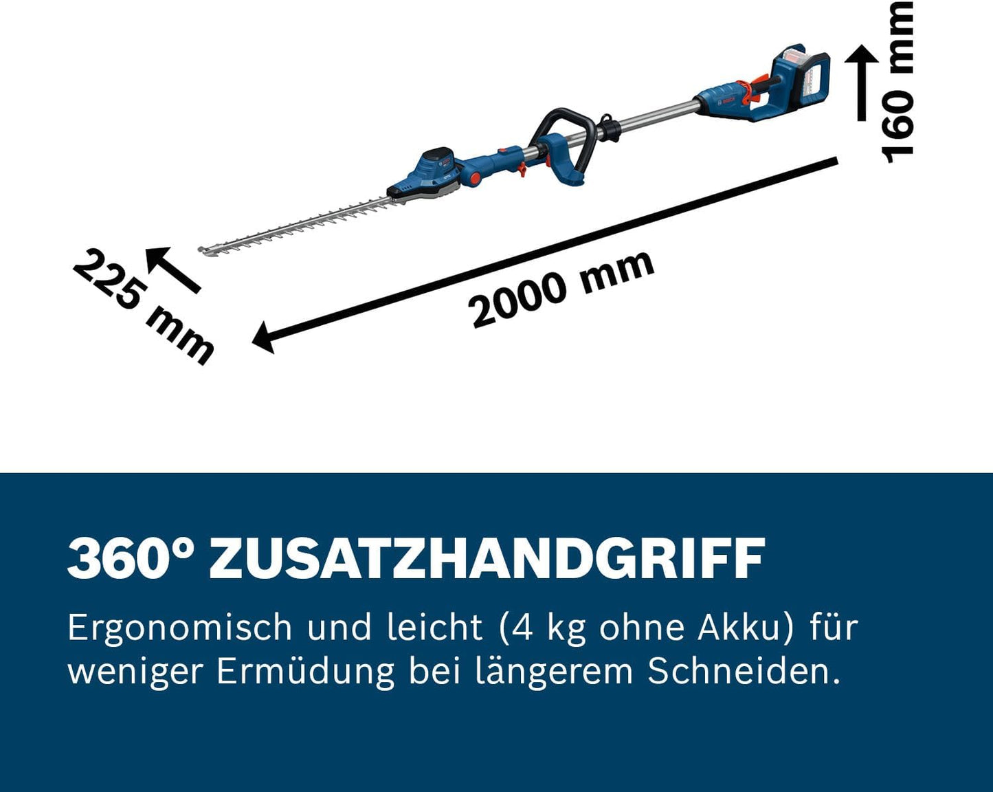 Akku-Stabheckenschere GHE18V-50