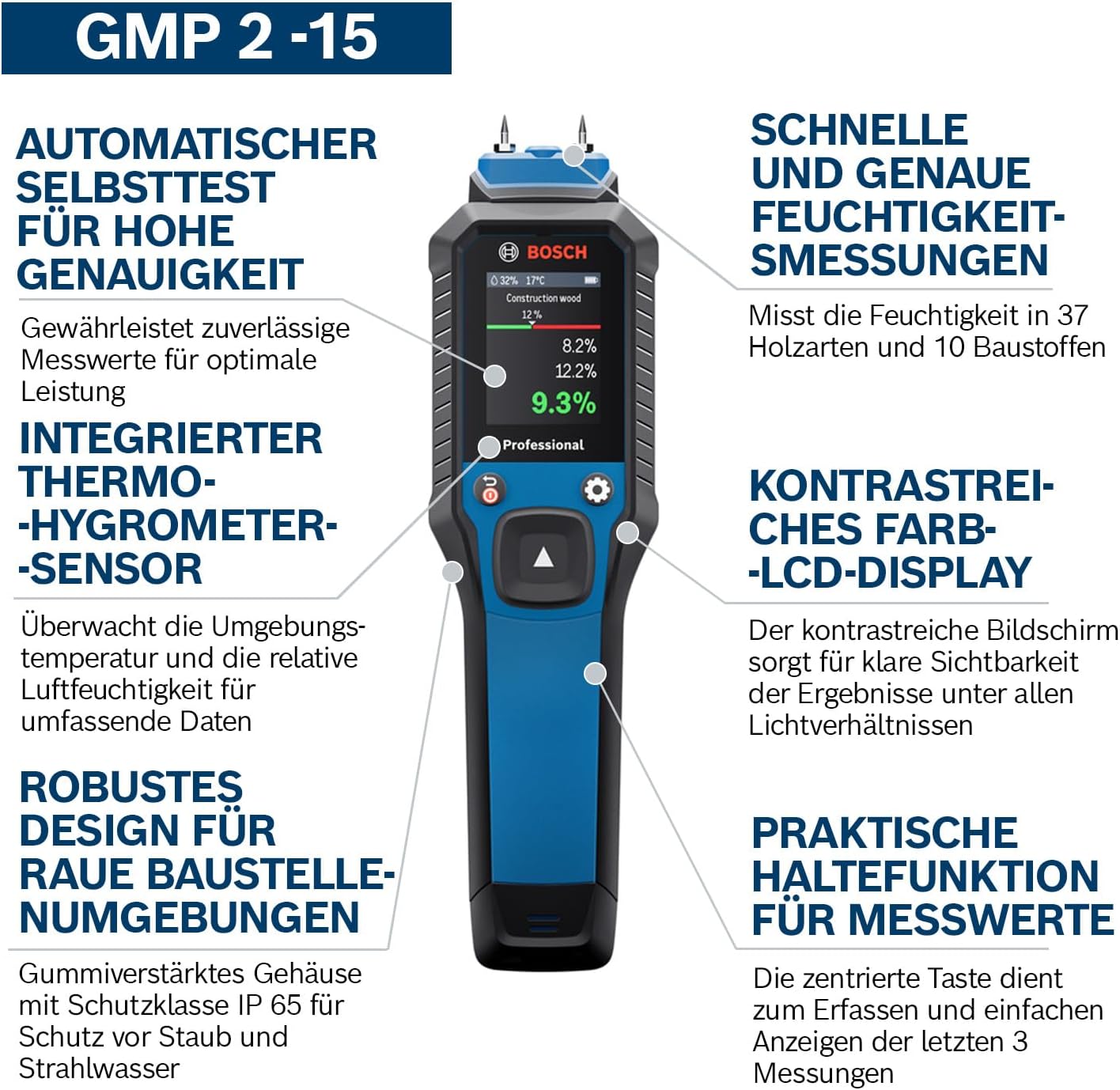 Feuchtemessgerät GMP 2-15