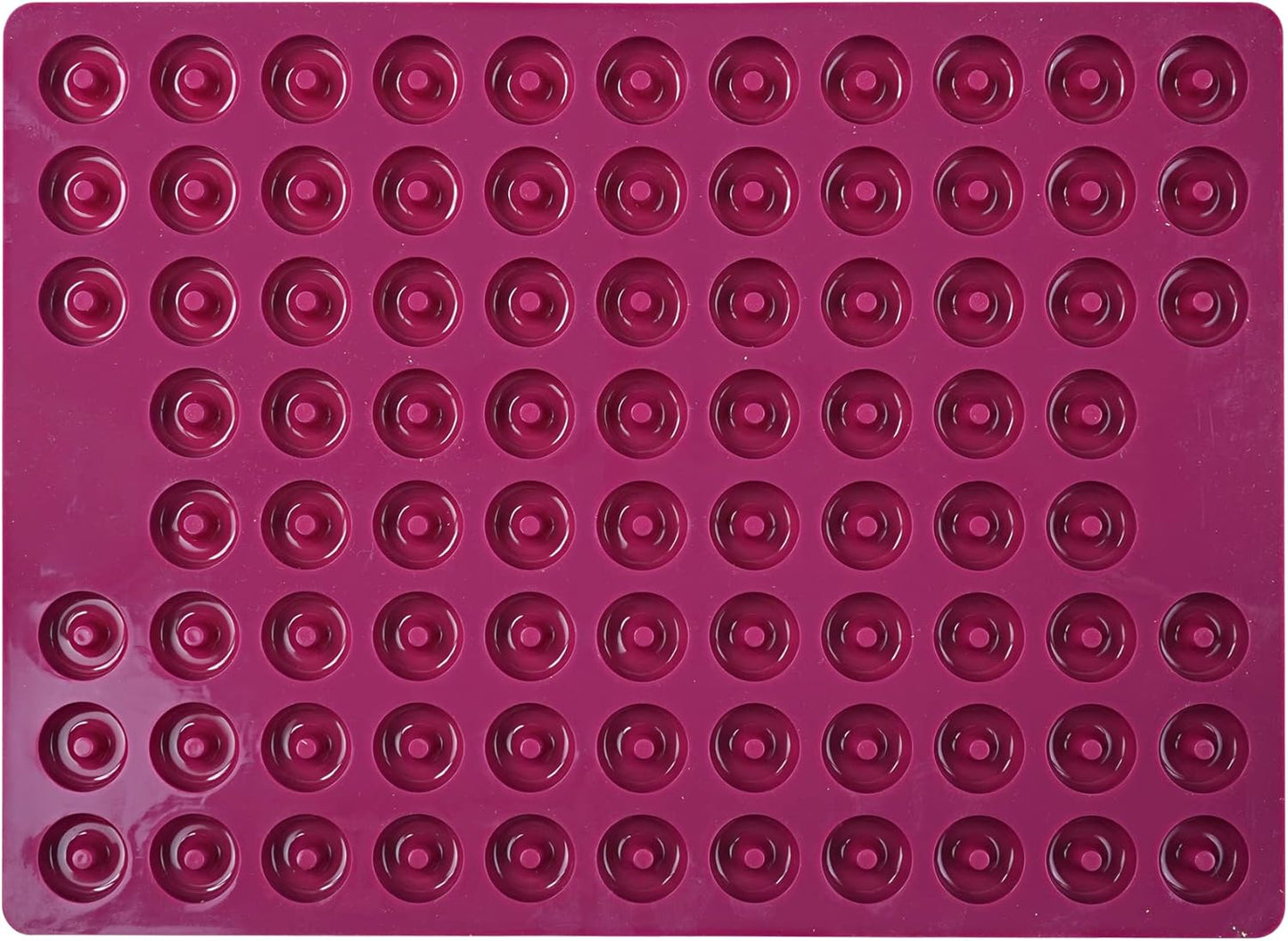 Medium Donut Backform für Hundekekse, Burgundy