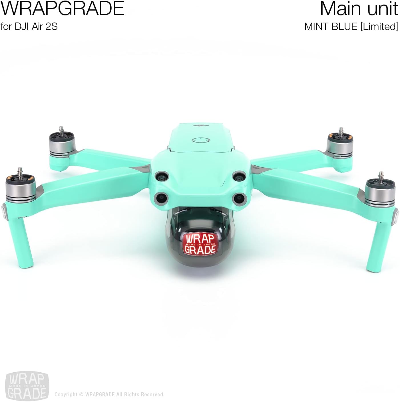 Schutzfolie für DJI Air 2S Drohne, MINT BLUE